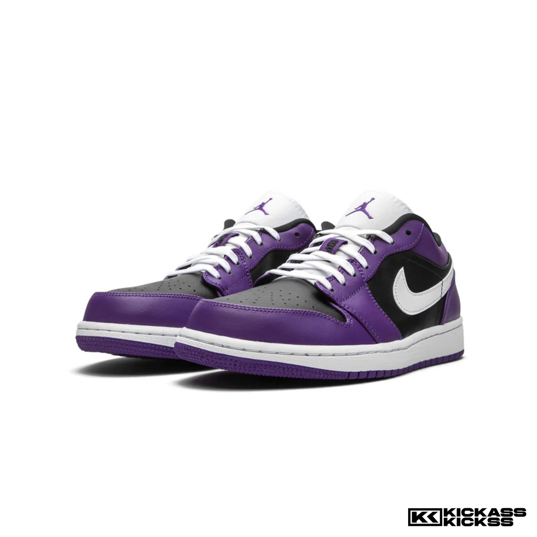 Jordan 1 Low Court Purple Black