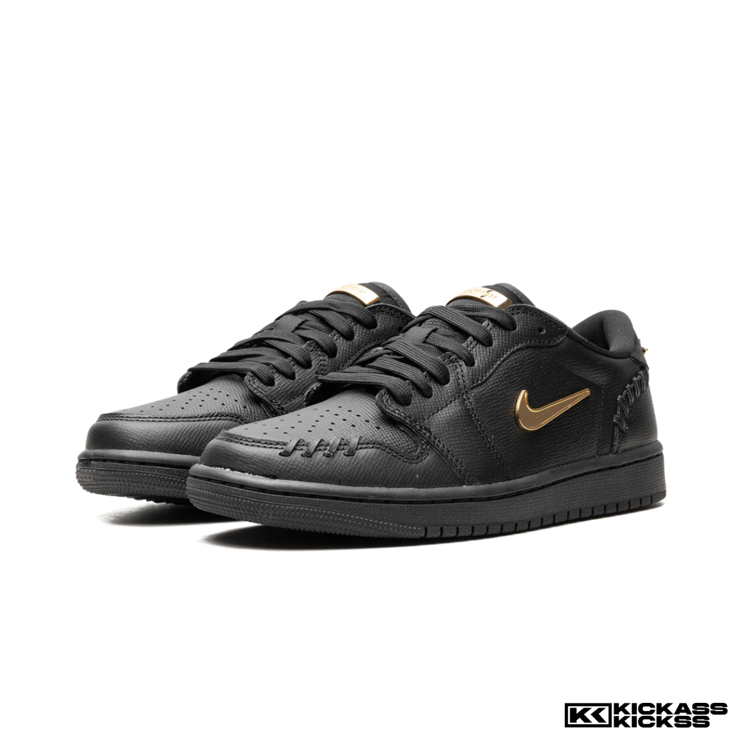 Jordan 1 Low Method of Make Black Metallic Gold (W)