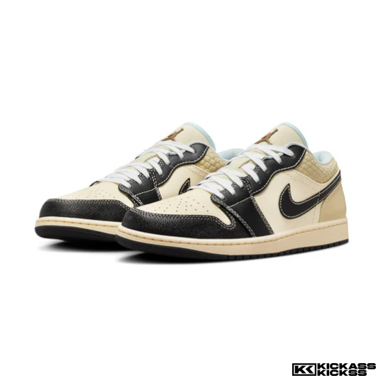 Jordan 1 Low SE Coconut Milk Black Muslin