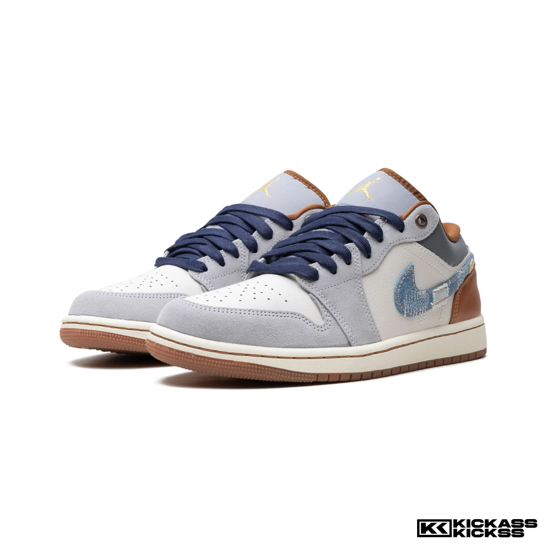 Jordan 1 Low SE Phantom Repaired Denim Swoosh