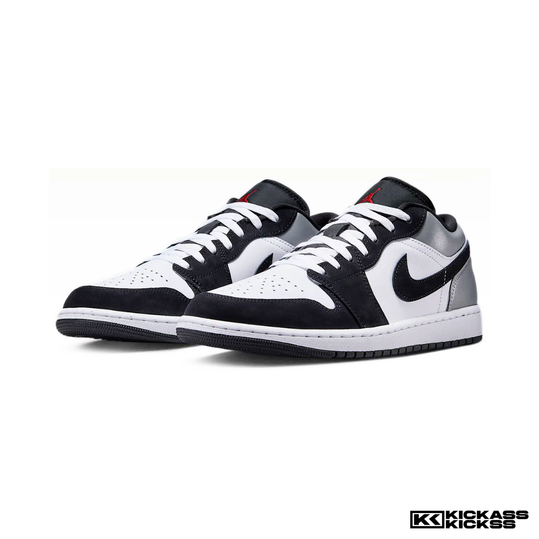Jordan 1 Low SE White Fire Red Black Matte Silver