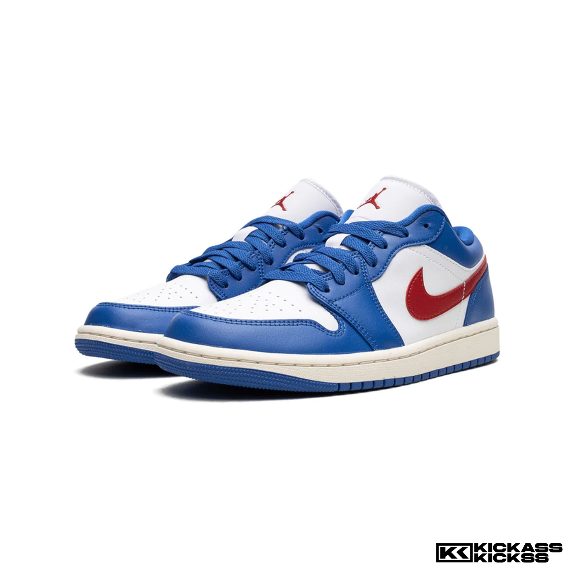 Jordan 1 Low Sport Blue Gym Red (W)