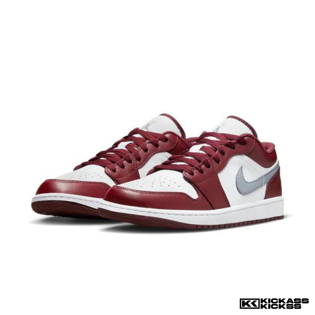 Jordan 1 Low White Bordeaux