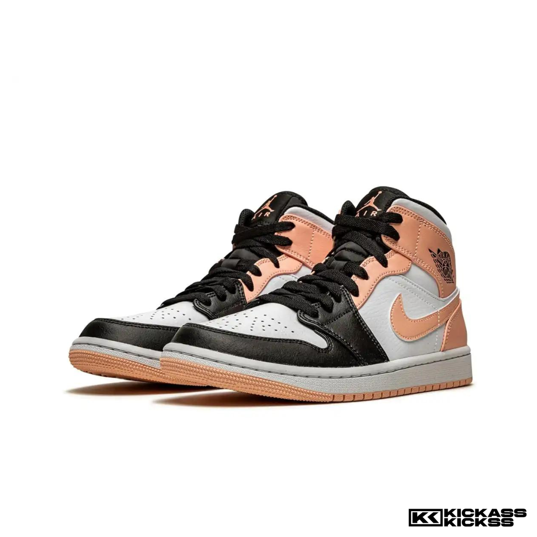 Jordan 1 Mid Arctic Orange Black Toe