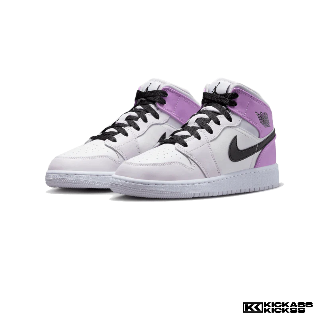 Jordan 1 Mid Barely Grape (GS)