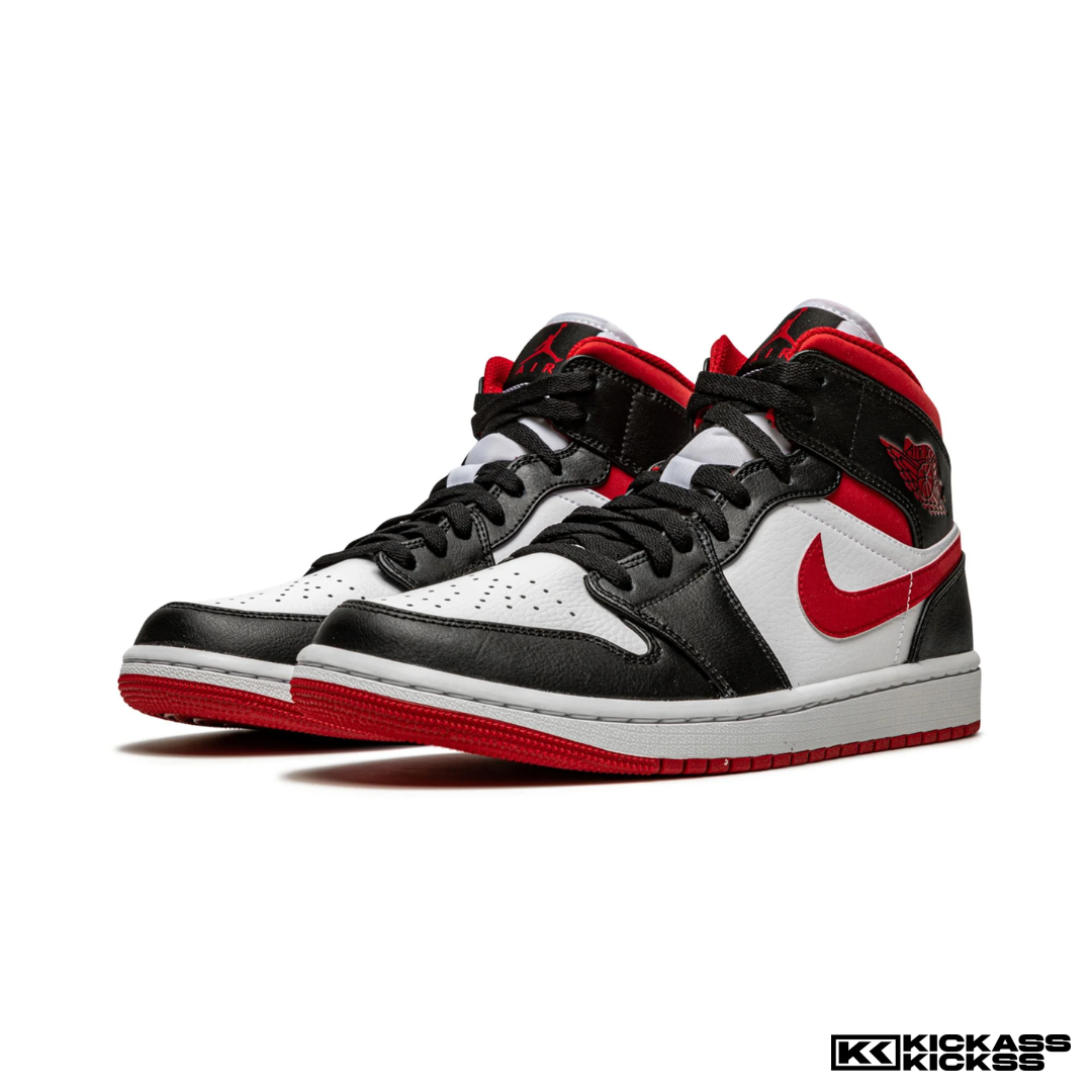 Jordan 1 Mid Gym Red Black White