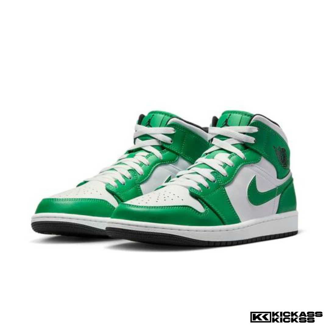 Jordan 1 Mid Lucky Green