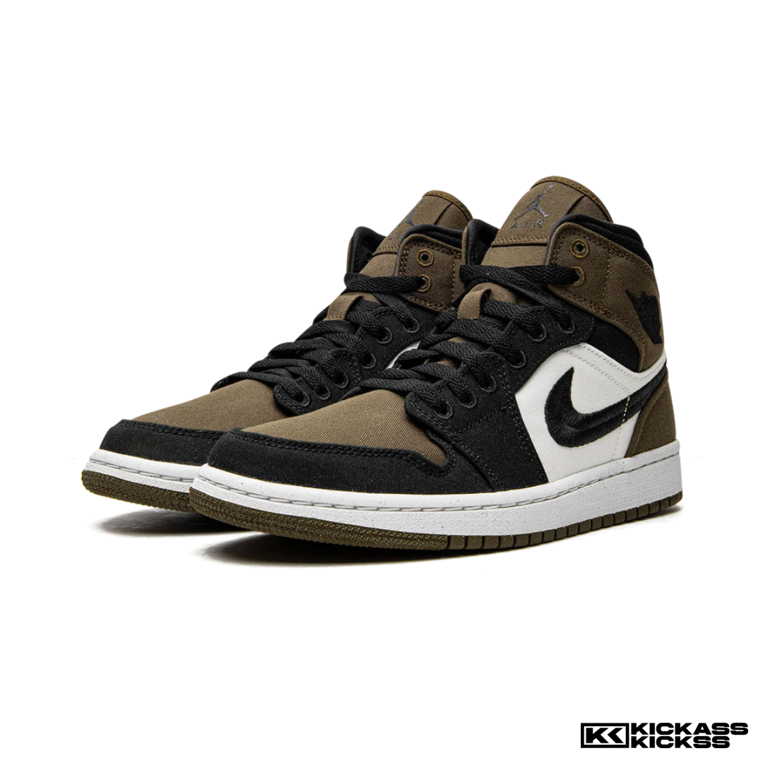 Jordan 1 Mid Olive Toe (W)