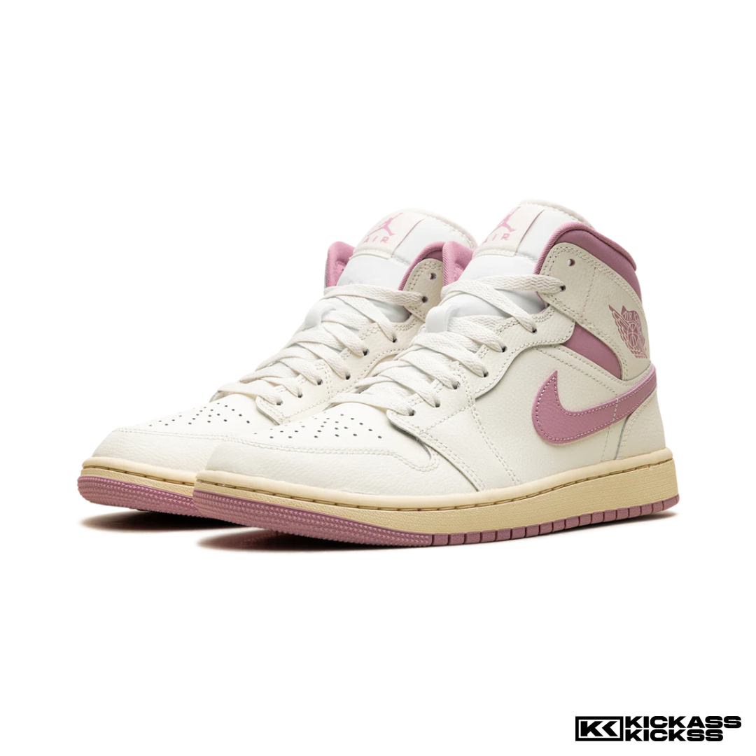Jordan 1 Mid Sail Pink Coconut Milk (W)