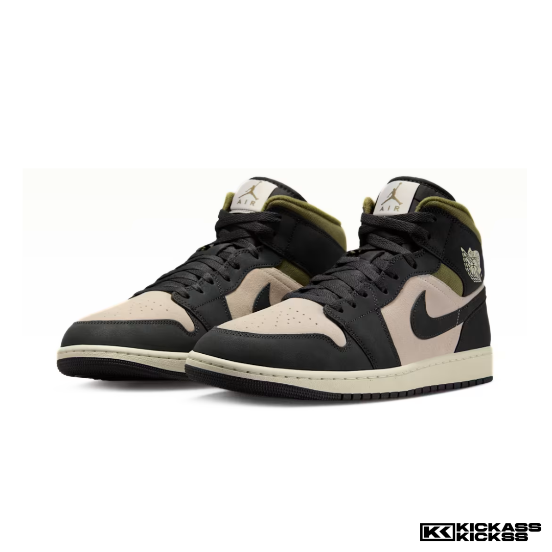 Jordan 1 Mid SE Off Noir Medium Olive