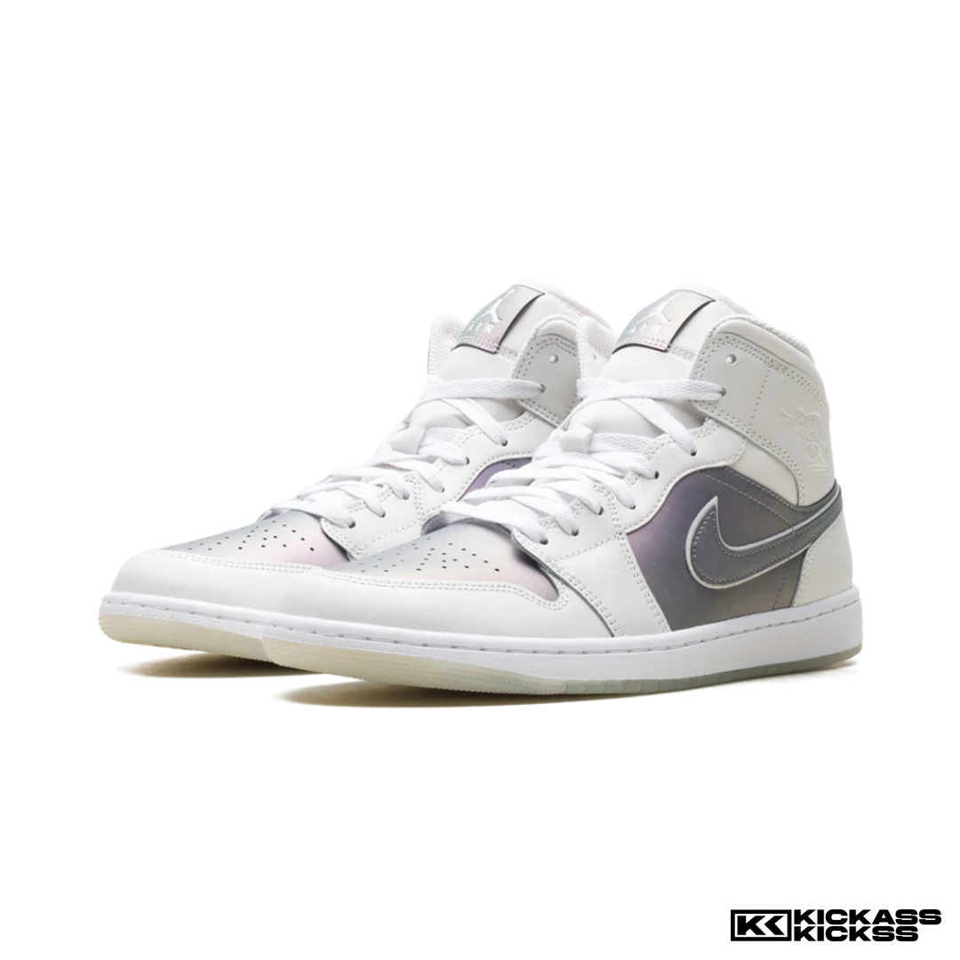 Jordan 1 Mid SE Phantom Iridescent