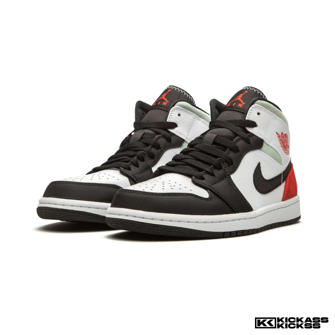 Jordan 1 Mid SE Red Black Toe
