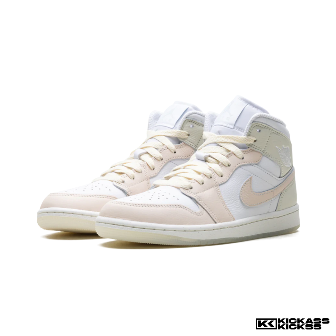 Jordan 1 Mid SE White Sea Glass Glacier Blue Guava Ice