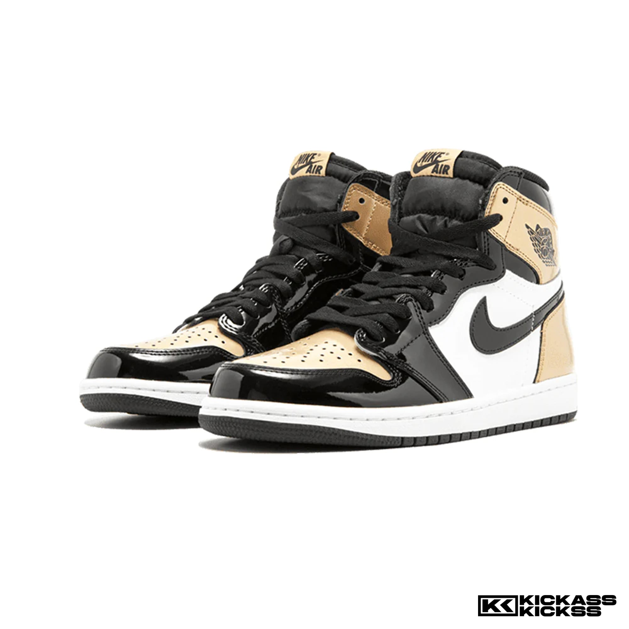 Jordan 1 Retro High NRG Patent Gold Toe