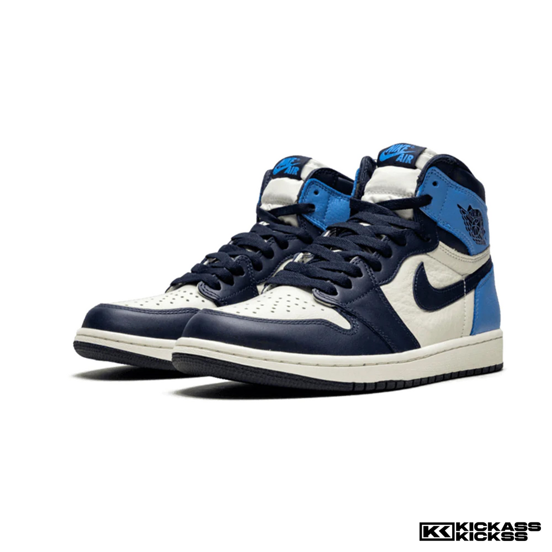 Jordan 1 Retro High Obsidian UNC - Crepdog Crew