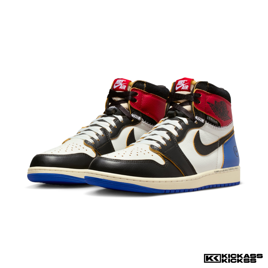 Jordan 1 Retro High OG SP Fragment x Union LA Varsity Red Sport Royal