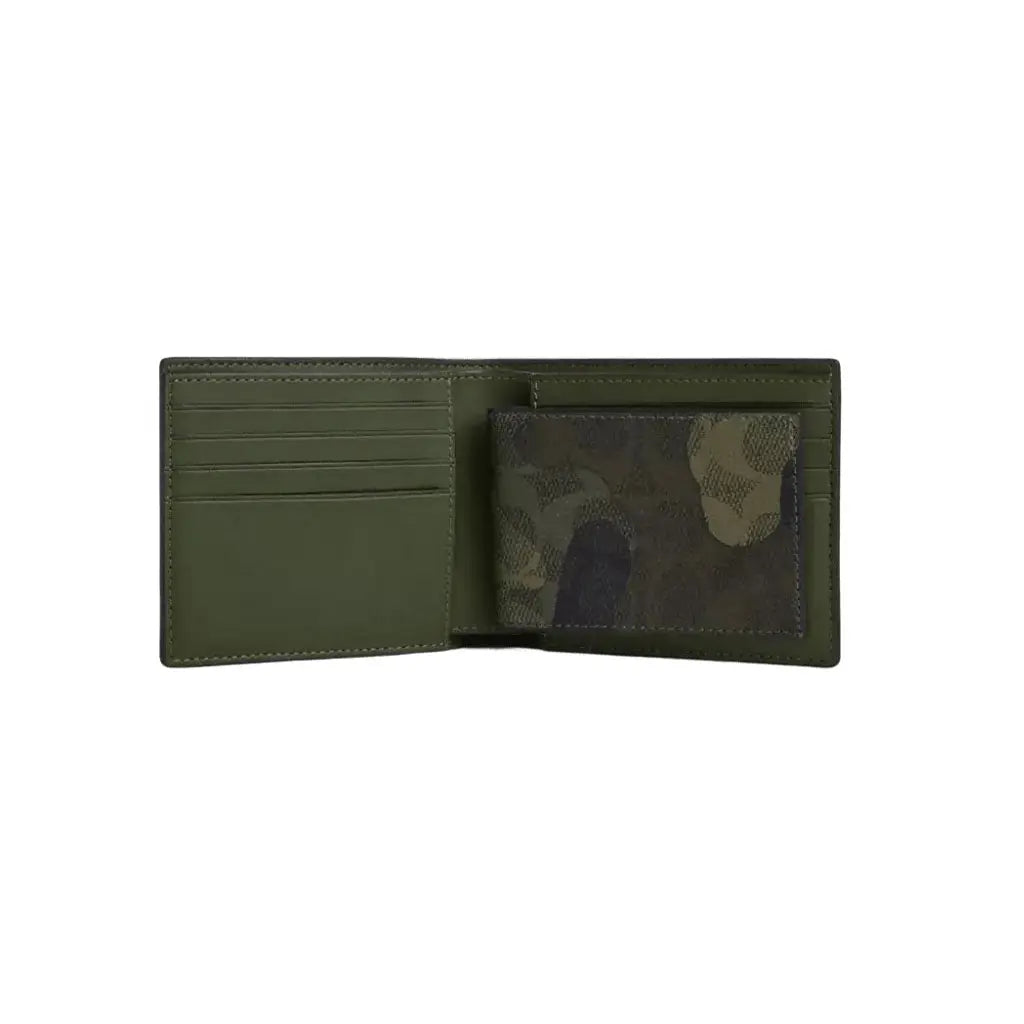 3 In 1 Wallet In Signature Camo Print
