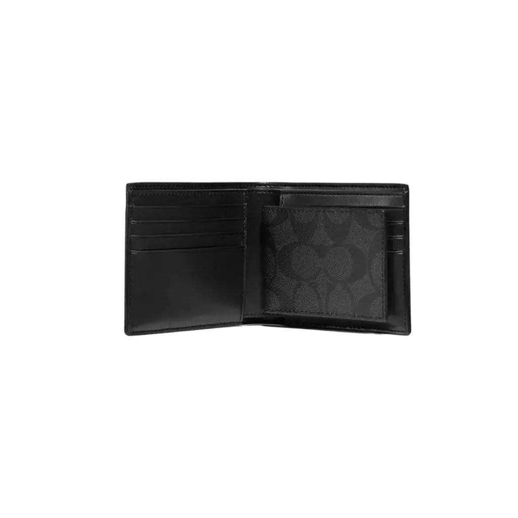 3 In 1 Wallet In Signature Canvas With Varsity Stripe