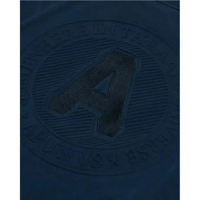 A Bape By A Bathing Ape The Aape University tee Navy