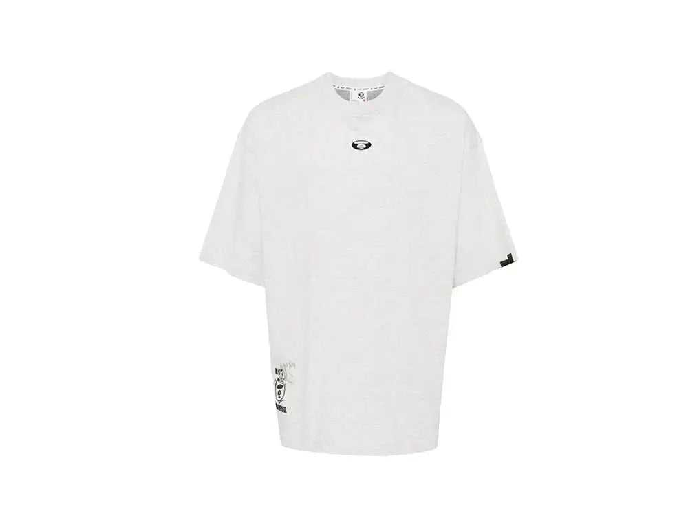 Aape By *A Bathing Ape® logo-print cotton T-shirt