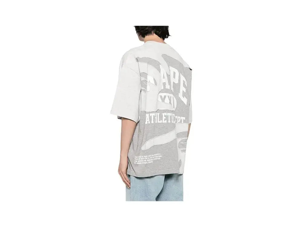 Aape By *A Bathing Ape® logo-print cotton T-shirt