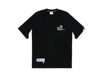 Aape Logo panel T-shirt Black