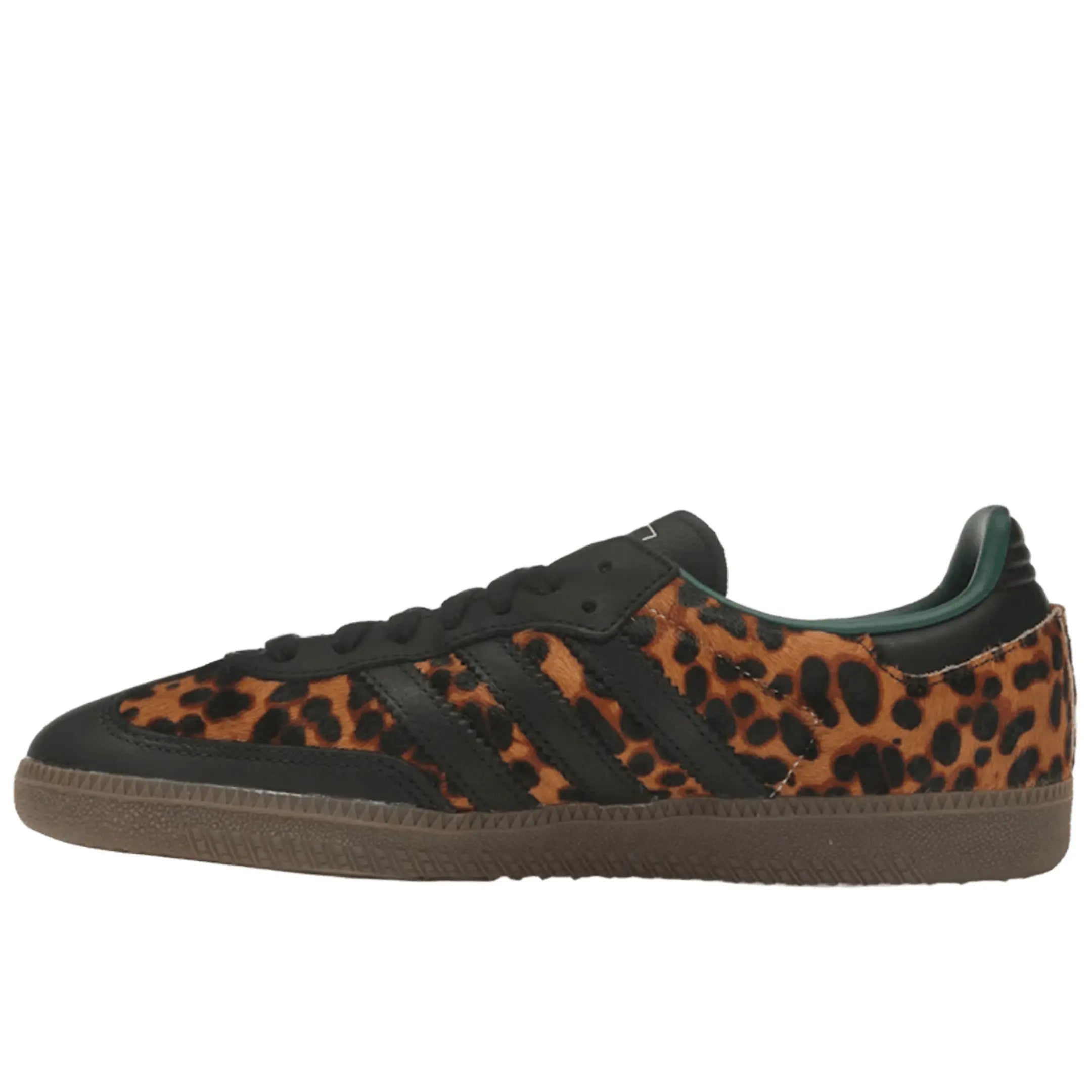 Adidas Samba OG Black Green Leopard (Women's)