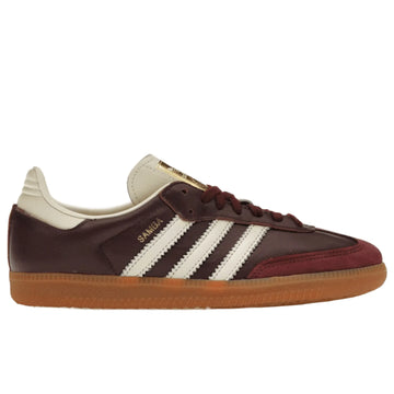 Adidas Samba OG Maroon Gold Metallic (Women's)