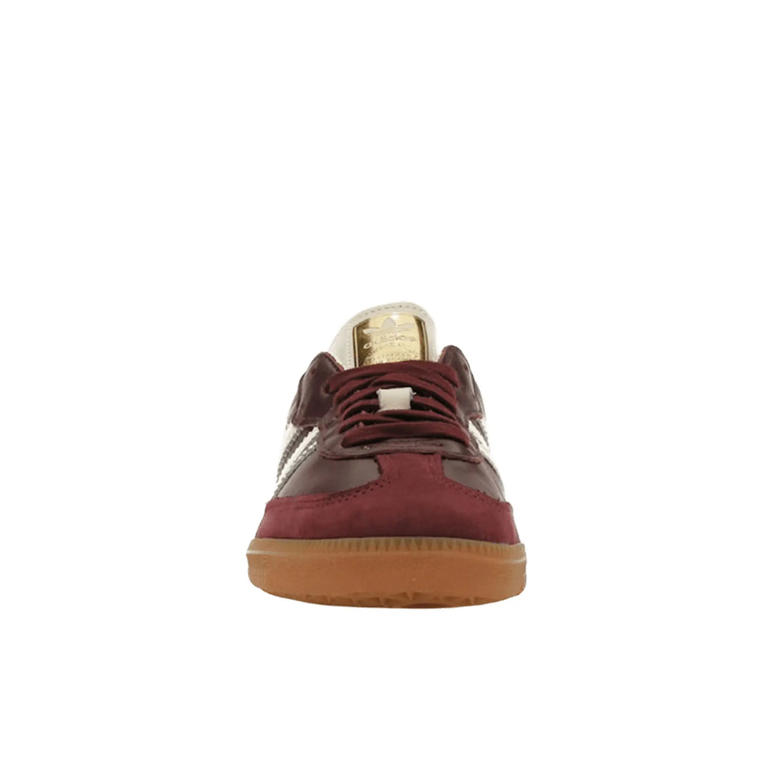 Adidas Samba OG Maroon Gold Metallic (Women's)