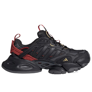 Adidas XLG Runner Deluxe Black Gold Metallic Red