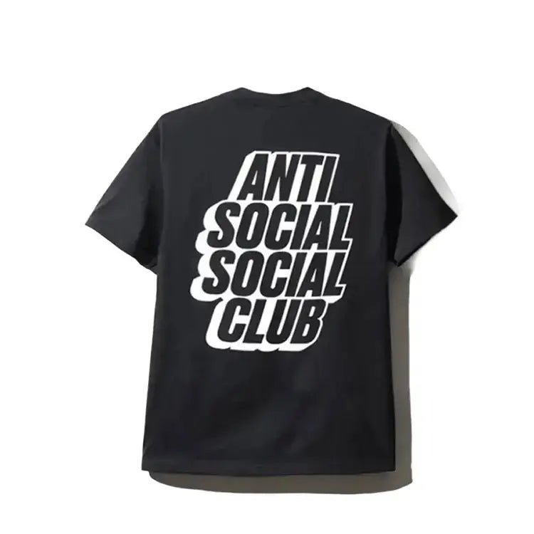 Anti Social Social Club Blocked Logo Black Tee