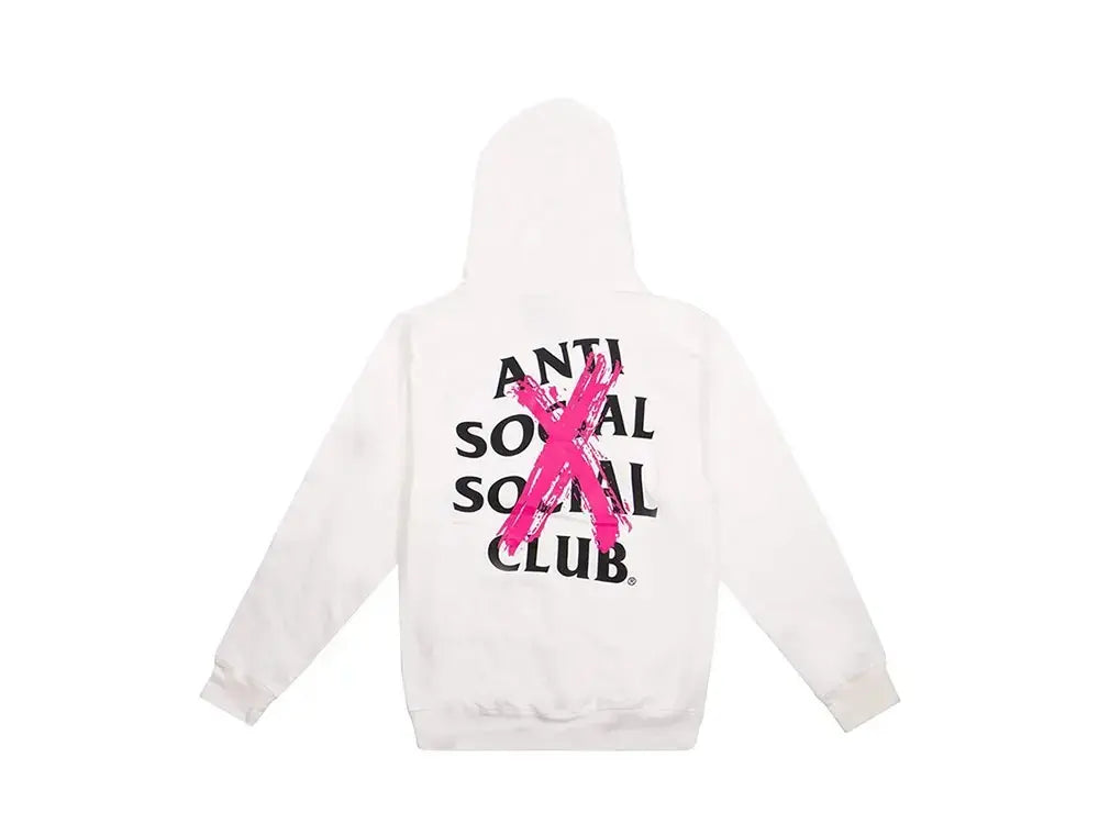 Anti Social Social Club Cancelled White Hoddie