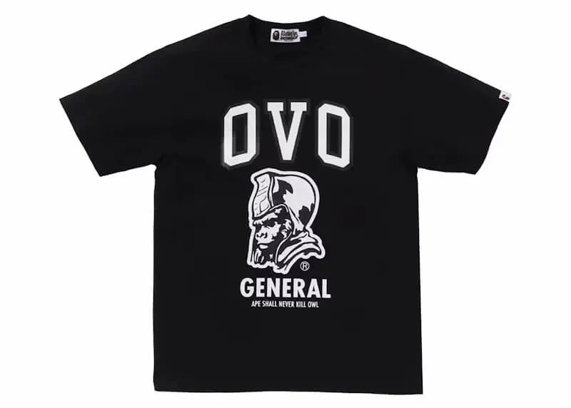 Bape x Ovo General Tee Black