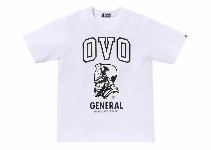Bape x Ovo General Tee White