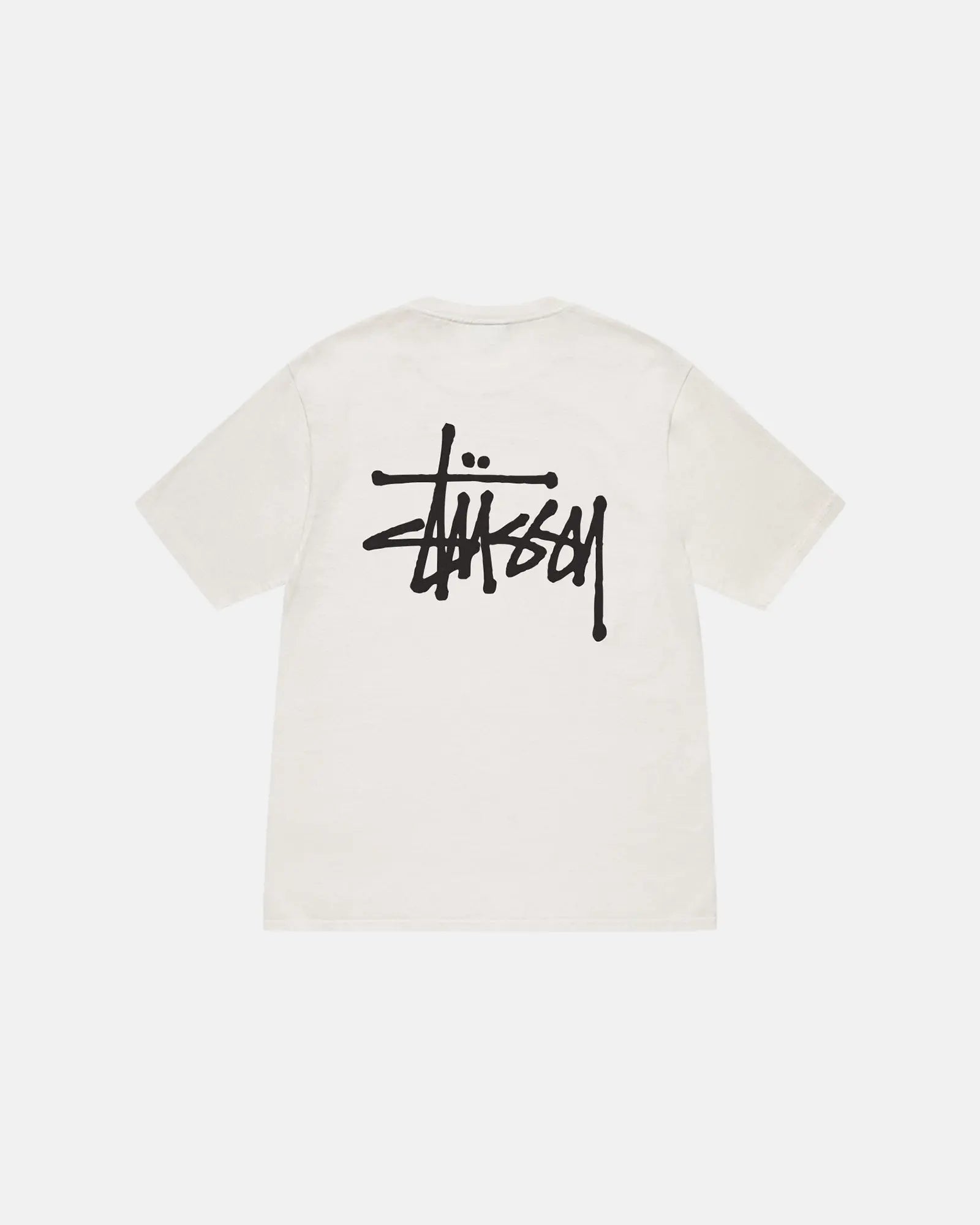BASIC STÜSSY TEE PIGMENT DYED NATURAL