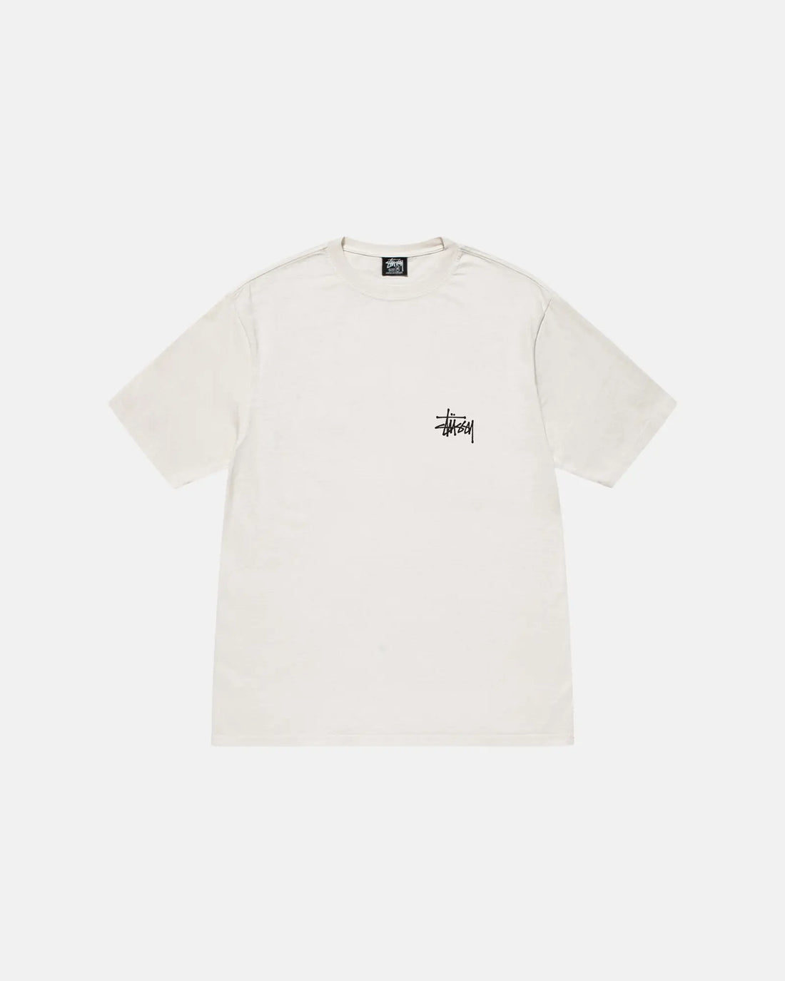 BASIC STÜSSY TEE PIGMENT DYED NATURAL