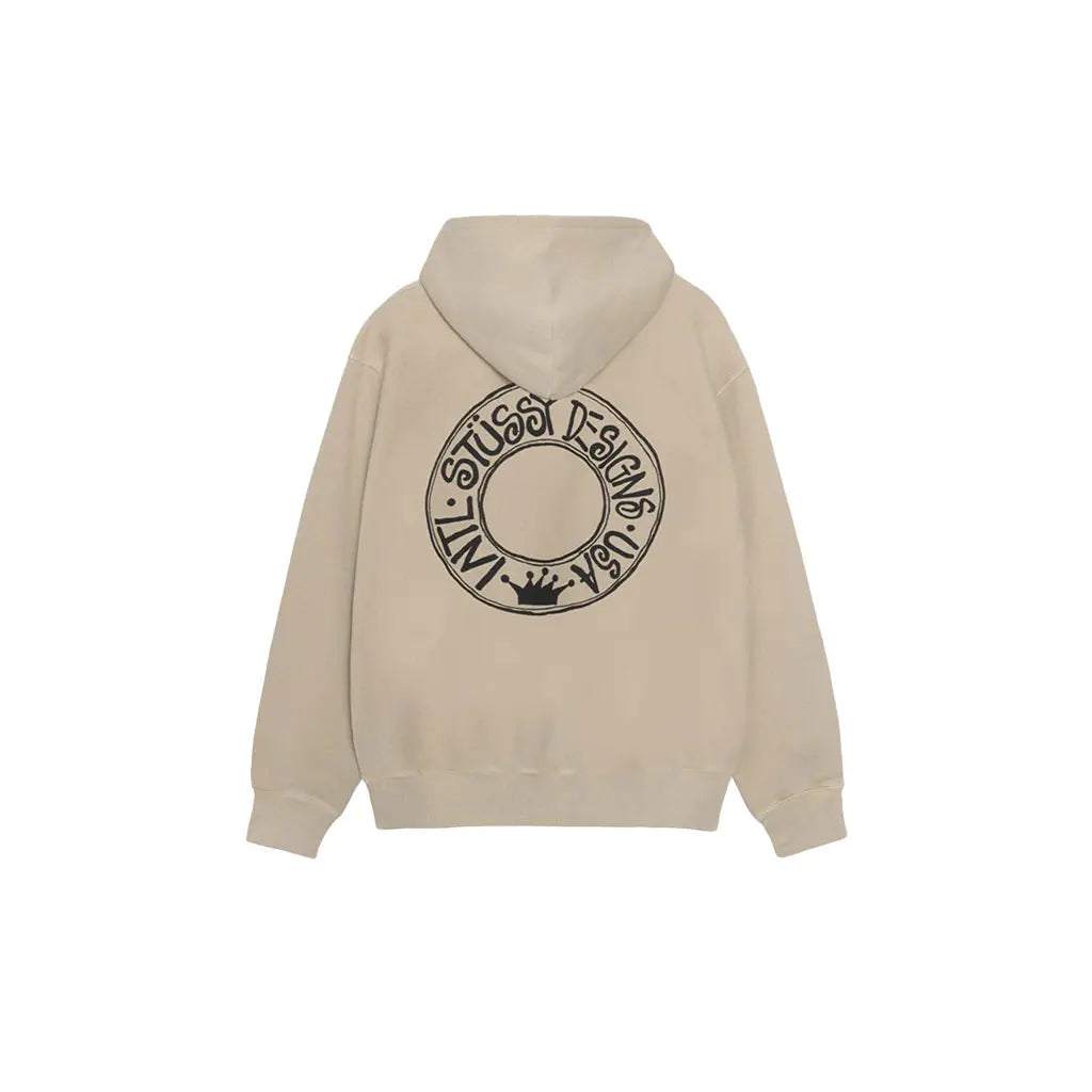 BUANA HOODIE PIGMENT DYED (Brown)