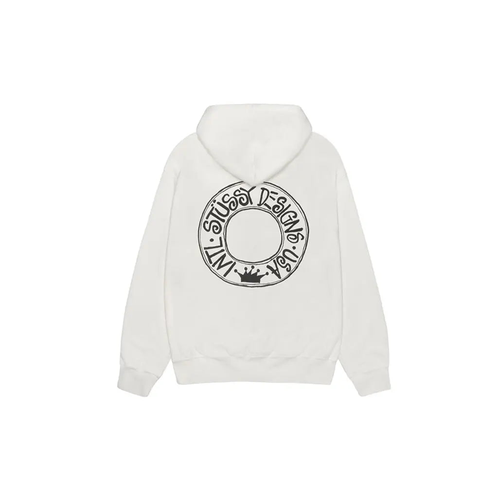 BUANA HOODIE PIGMENT DYED (White)