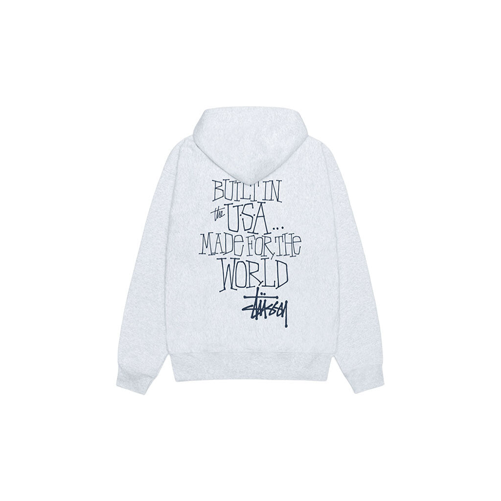 BUILT IN USA HOODIE HEATHER