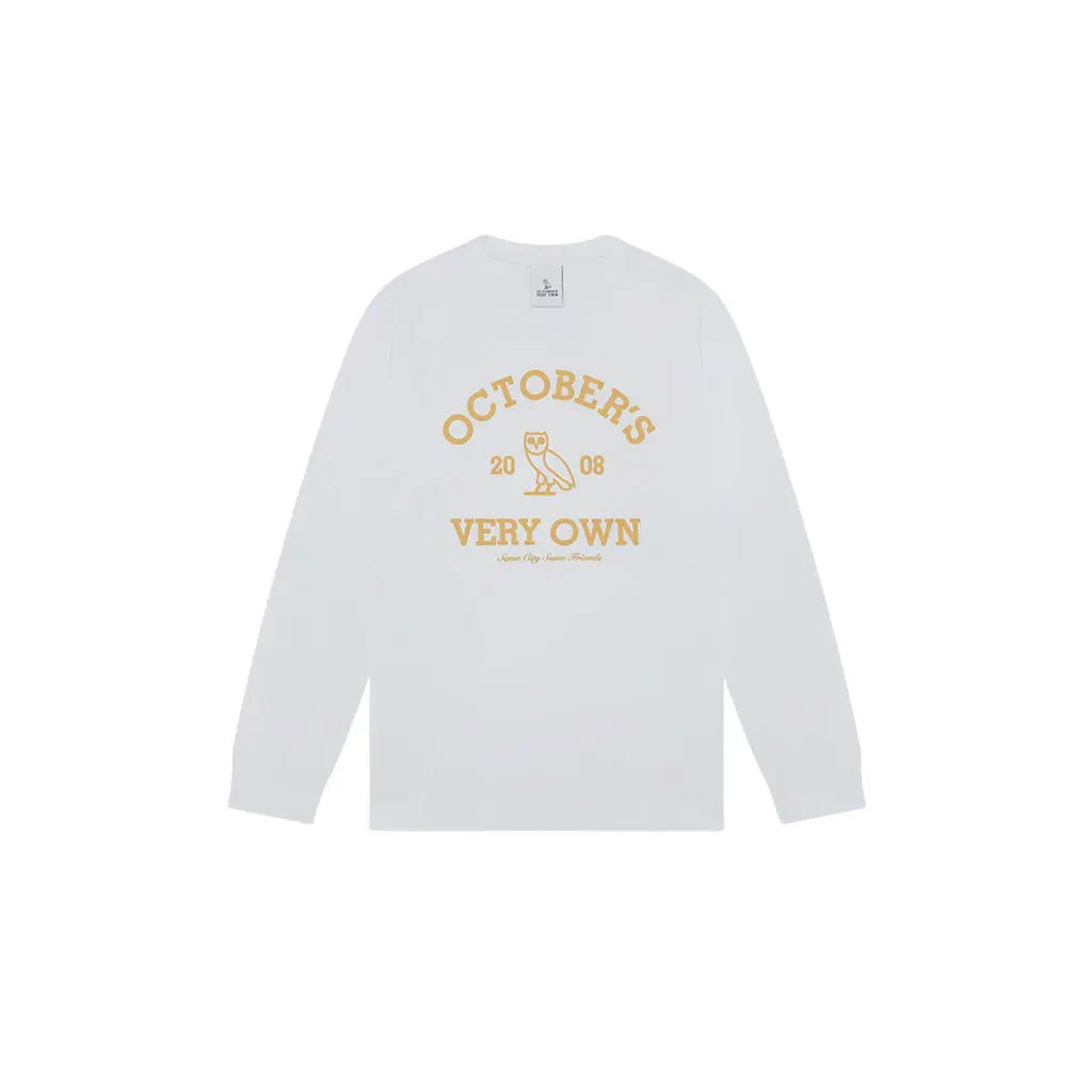 COLLEGIATE LONGSLEEVE T-SHIRT(White)