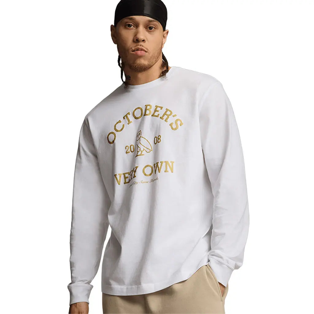 COLLEGIATE LONGSLEEVE T-SHIRT(White)