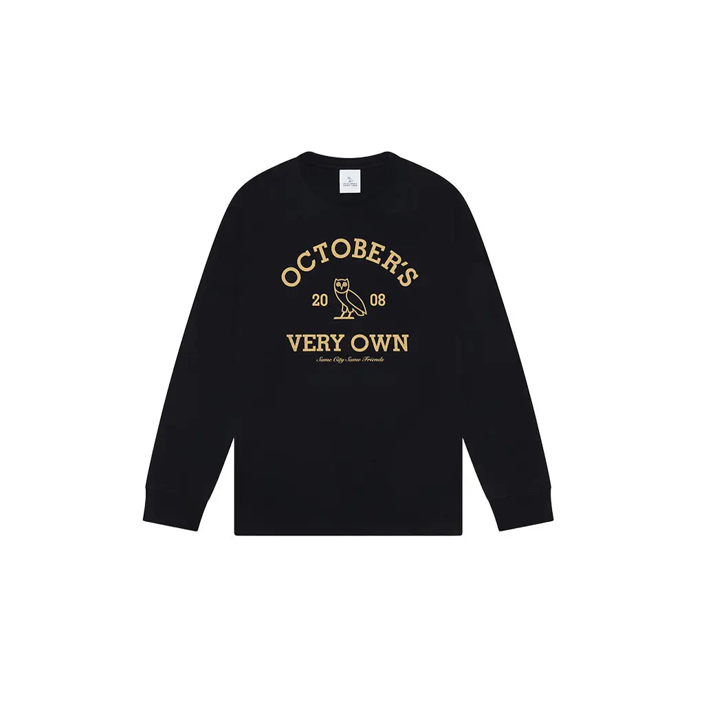 COLLEGIATE LONGSLEEVE T-SHIRT(Black)