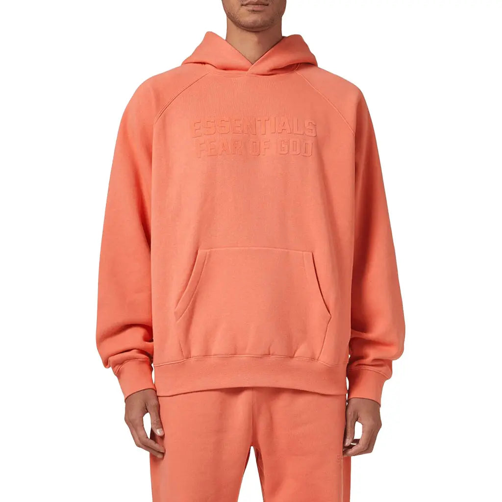 Fear of God Essentials Hoodie Coral