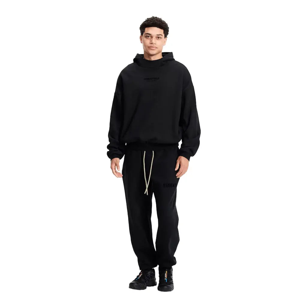 Fear of God Essentials Hoodie Jet Black