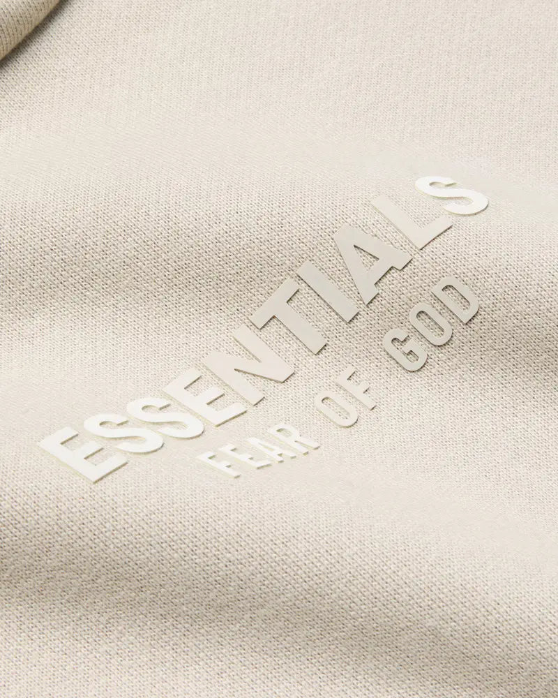 Fear of God Essentials Hoodie Silver Cloud