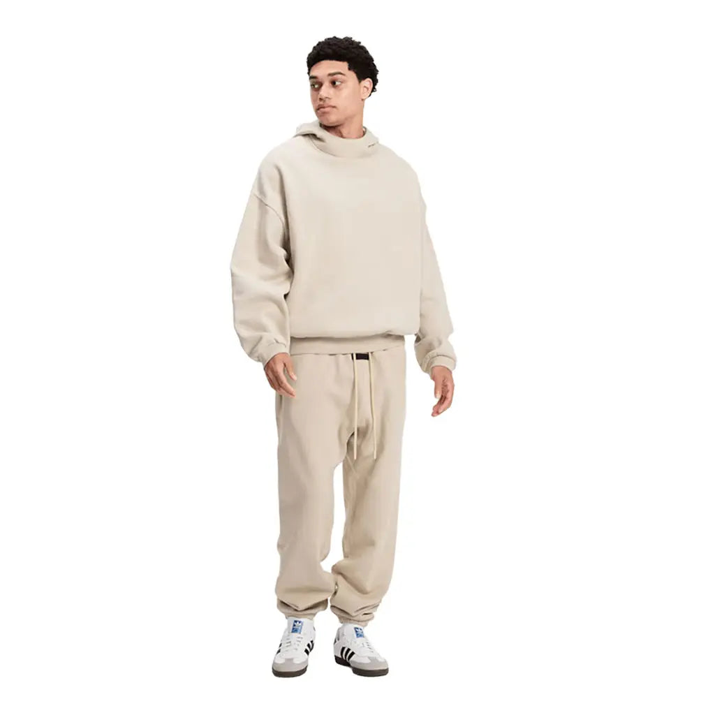 Fear of God Essentials Hoodie Silver Cloud
