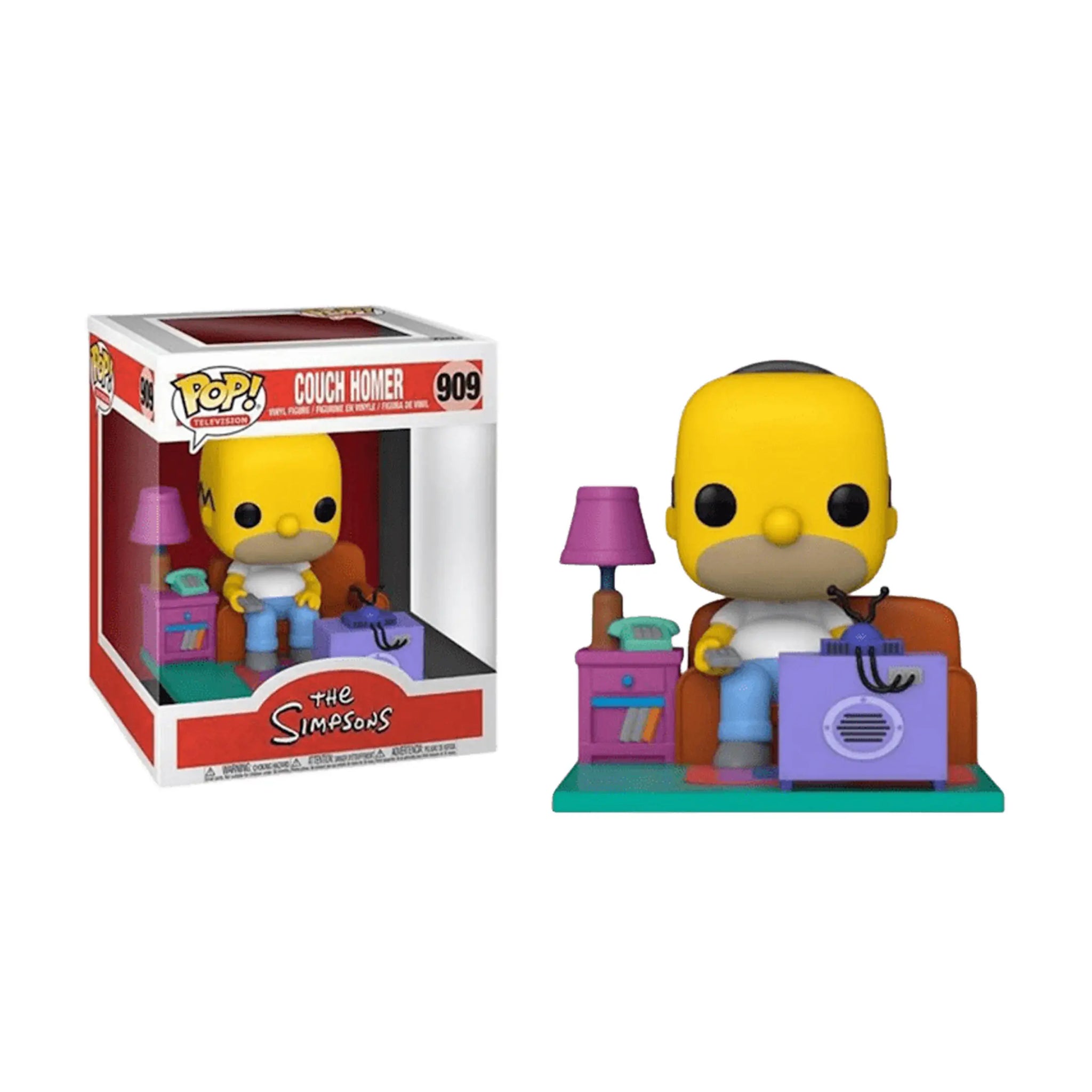 Funko Pop! Television: The Simpsons - Couch Homer Figure #909