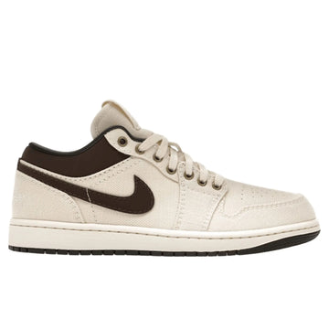 Jordan 1 Low Premium Pale Ivory Off Noir Baroque Brown