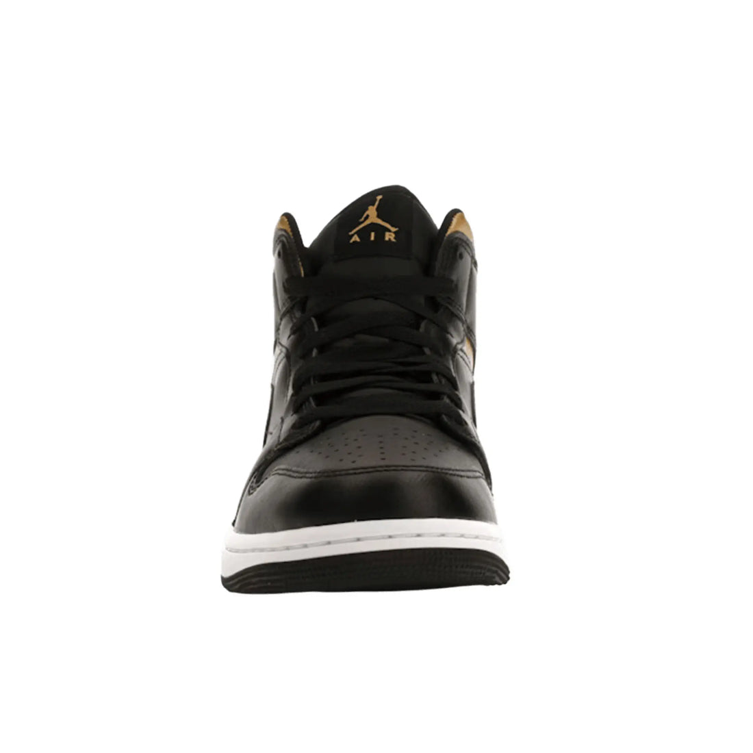 Jordan 1 Mid Black Metallic Gold