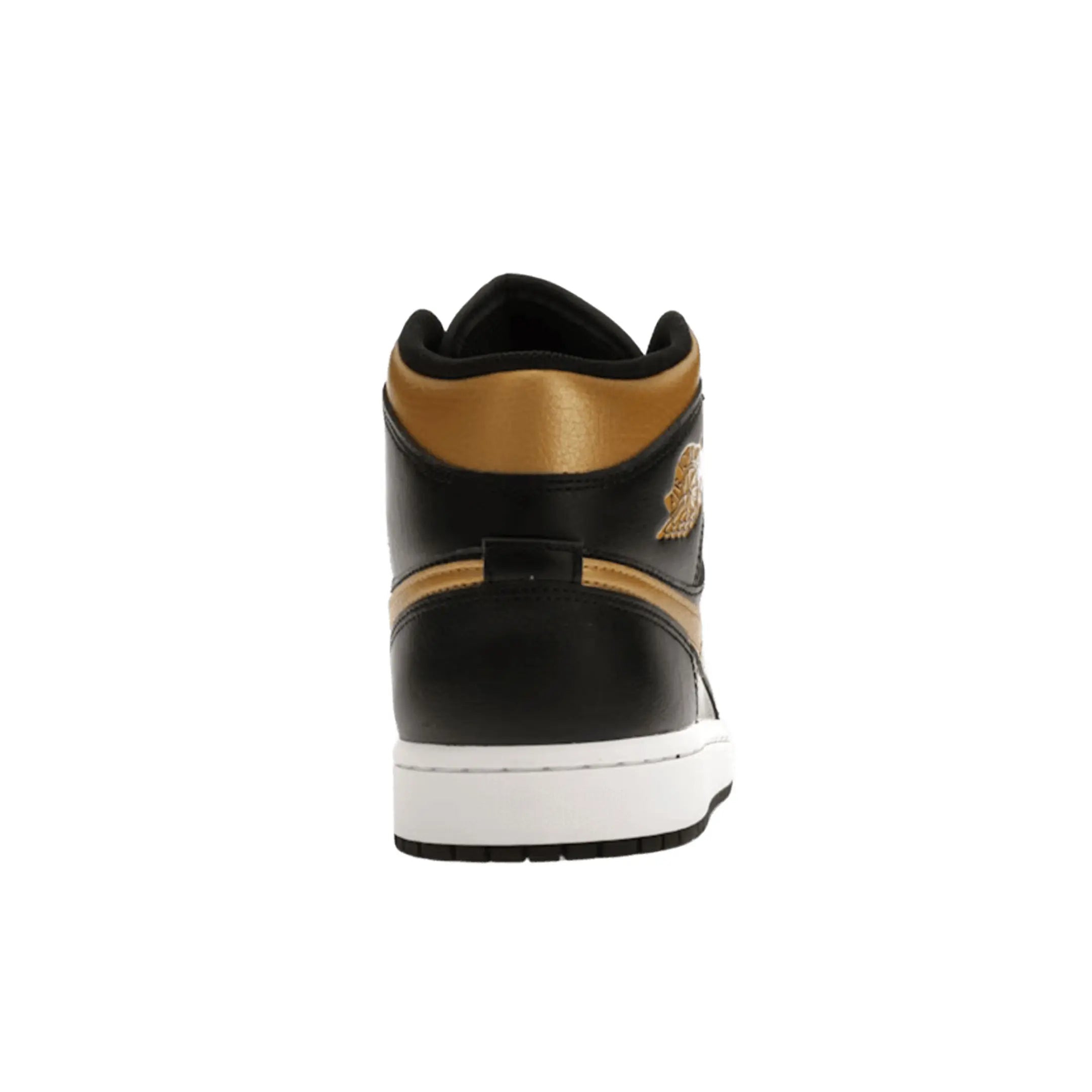 Jordan 1 Mid Black Metallic Gold